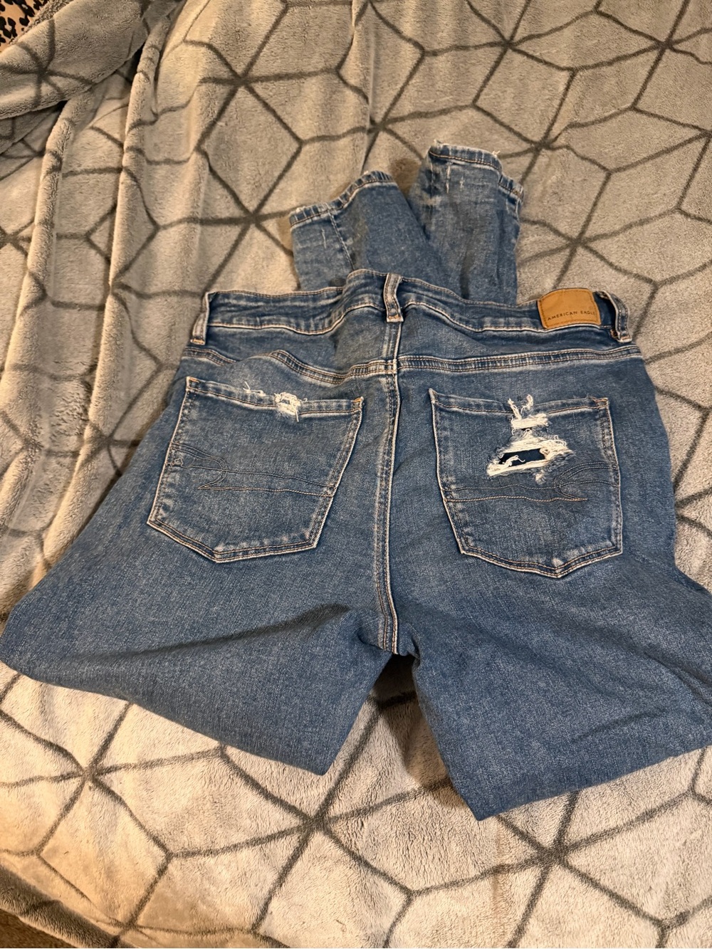 American Eagle Outfitters Women's Skinny Jeans - Medium Blue